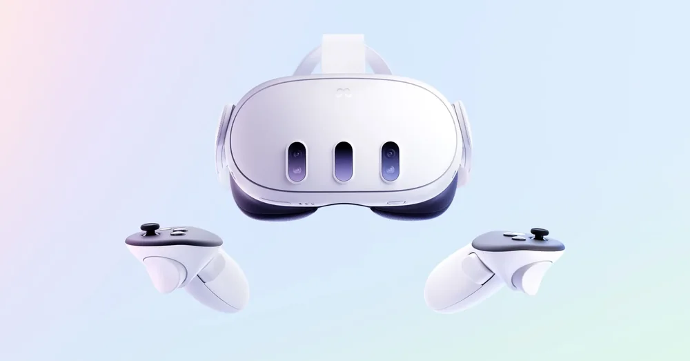 Meta Quest 3 - Manufacturer product photograph of Meta Quest 3.