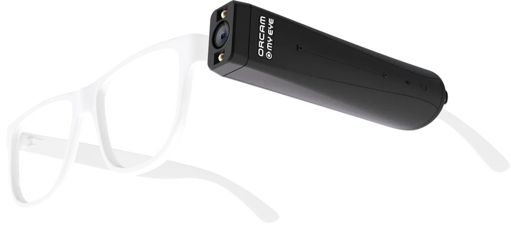 OrCam MyEye - Manufacturer product photograph of OrCam MyEye.