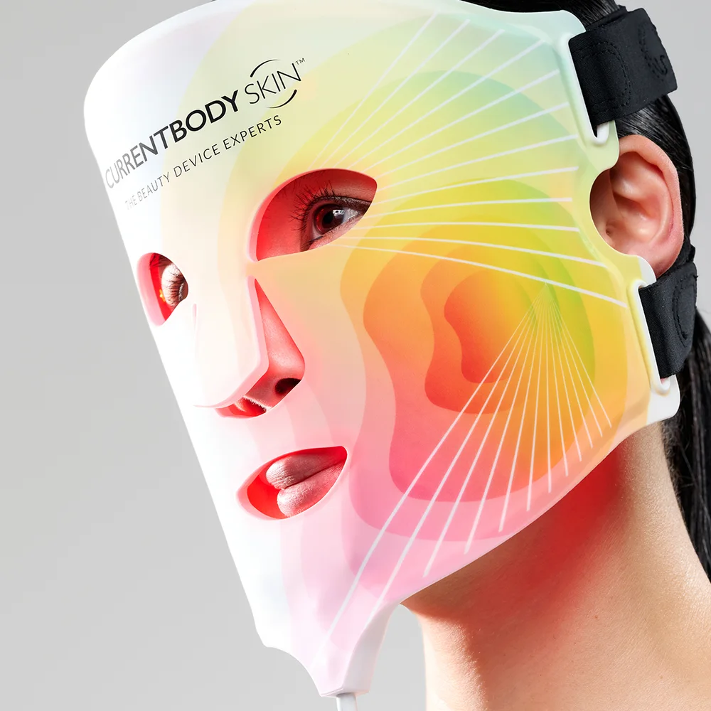 CurrentBody 4-in-1 Zone Facial Mapping LED mask - Manufacturer photograph of CurrentBody 4-in-1 Zone Facial Mapping LED mask.