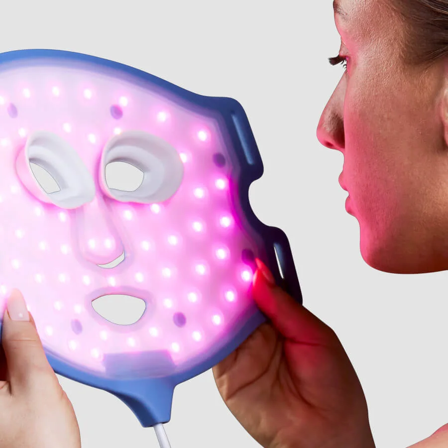 CurrentBody Anti-Acne LED face mask (original) - Manufacturer photograph of CurrentBody Anti-Acne LED face mask (original).