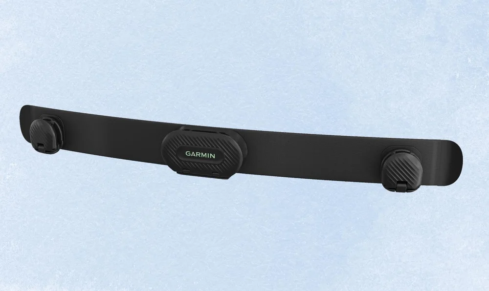Garmin HRM-Fit - Original physical-device photograph of Garmin HRM-Fit. SmartWearGuide has not hands-on tested this model. Photo credit: Jane McGuire / Future / Tom's Guide.