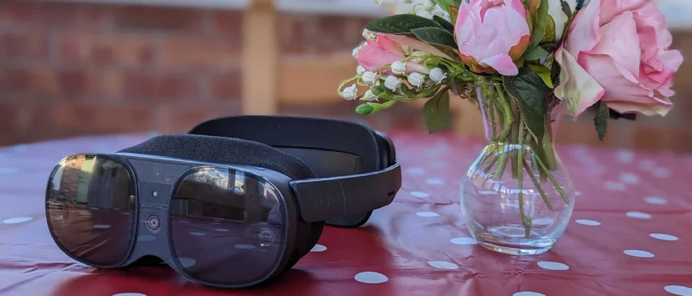HTC VIVE XR Elite - Original physical-device photograph of HTC VIVE XR Elite. SmartWearGuide has not hands-on tested this model. Photo/source credit: TechRadar / Future.