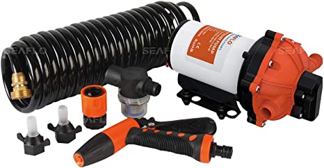 Happybuy RV Water Pump 5.3 GPM 5.5 Gallons Per Minute 12V Water Pump Automatic 70 PSI